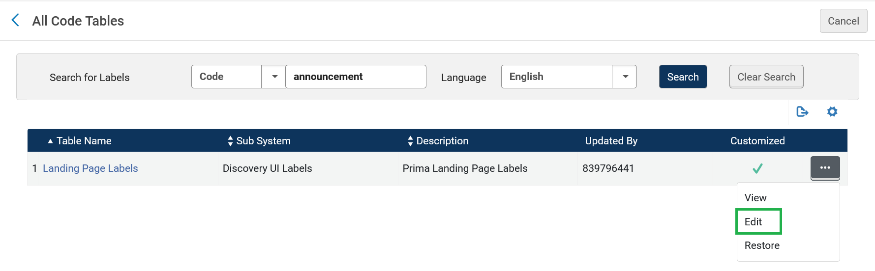 Screenshot demonstrating where to find the Edit option under the three dots menu